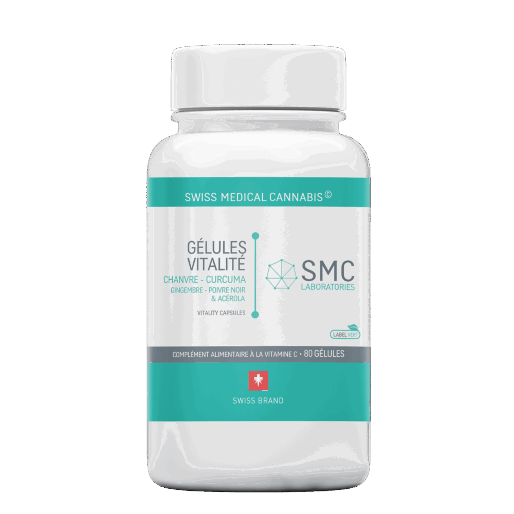 GELULES AU CHANVRE SUISSE VITALITE PAR 80