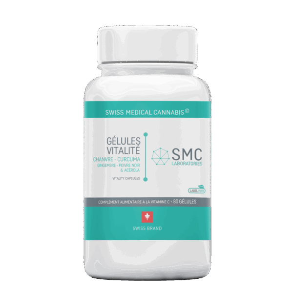 GELULES AU CHANVRE SUISSE VITALITE PAR 80