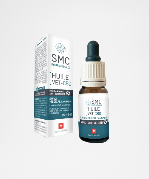 Huile Vet CBD 20% pour Animaux | 10mL | 2000mg
