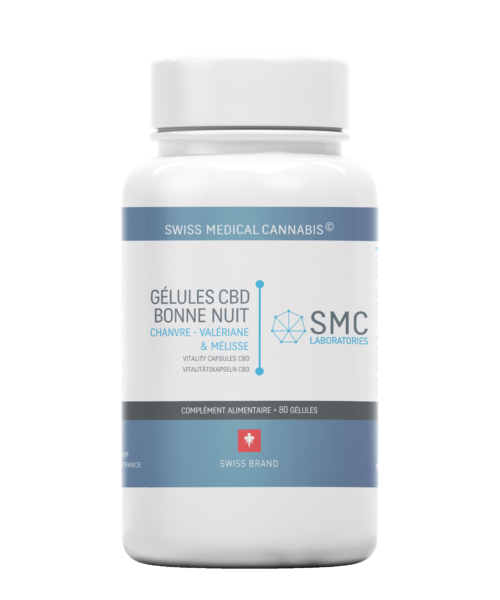 GELULES AU CHANVRE SUISSE BONNE NUIT PAR 80-